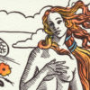 Detail of "Dome-inatrix" Dead Feminist mini-broadside by Chandler O'Leary and Jessica Spring