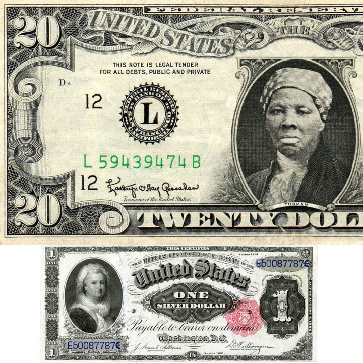 Harriet Tubman on the reimagined $20 bill