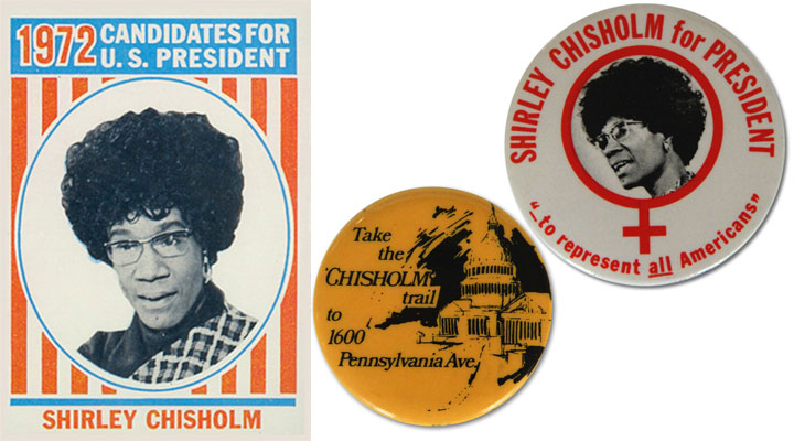 Shirley Chisholm election ephemera