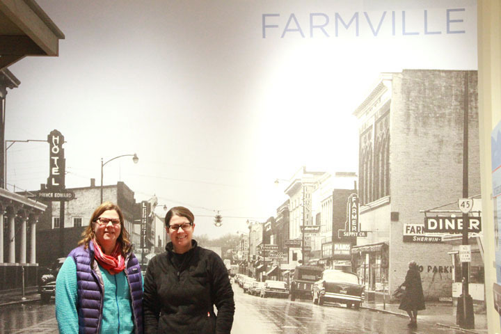 Kerri Cushman of Longwood University and Lara Fergeson of the Moton Museum