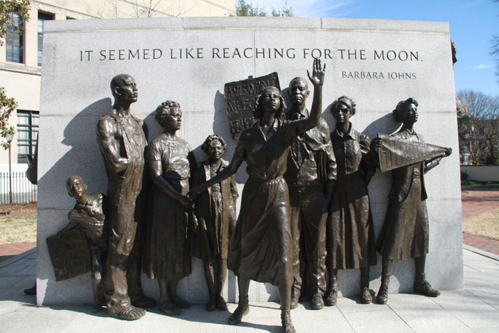 Virginia Civil Rights Monument photo by Chandler O'Leary